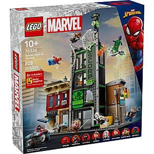 808-Pc LEGO Marvel Spider-Man vs. Oscorp Building Set $95 + Free S&H