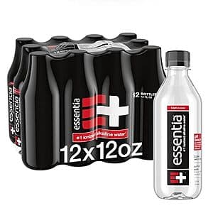 Select Accounts: 12-Pk 12-Oz Essentia Ionized Alkaline Water $3.50 w/ S&S