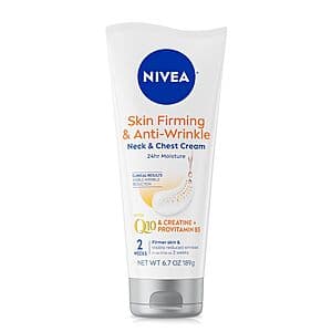 6.7-Oz NIVEA Skin Firming & Anti-Wrinkle Neck & Chest Cream w/ Q10 & Creatine $3.60 w/ S&S