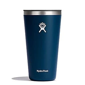 28oz Hydro Flask All Around Stainless Steel Double-Wall Tumbler w/ Lid $18.85