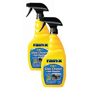 2-Pack 23-Oz Rain-X 2-in-1 Glass Cleaner and Rain Repellant $7.30