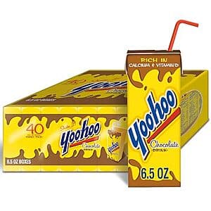 Select Accounts: 40-Ct 6.5-Oz Yoo-hoo Chocolate Drink Boxes $9.65 w/ S&S