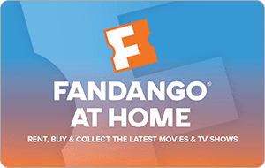 $25 Fandango at Home eGift Card $20