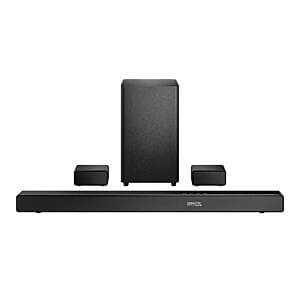 Insignia 5.1.2 Channel Home Theater Soundbar w/ Wireless Subwoofer & Rear Speakers $130 + Free Shipping