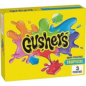 6-ct 0.8-oz Gushers Tropical Fruit Flavored Snacks $1.85 w/ S&S