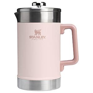 48oz STANLEY Classic Stay-Hot French Press Coffee Maker (Rose Quartz) $42 + Free S/H