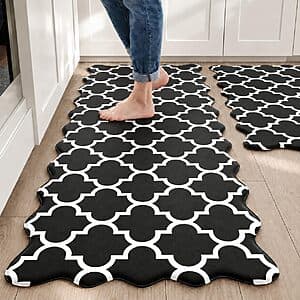 2-Pc Arenarug Scalloped Anti Fatigue Kitchen Mats (Various) $18
