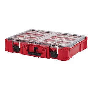 Milwaukee Packout Storage Products: 10-Bin Impact Resistant Polymer Organizer $40 & More + Free Shipping