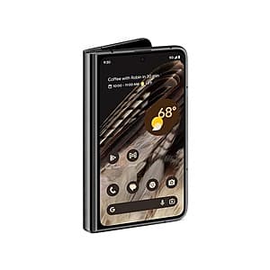 256GB Google Pixel Fold Unlocked 5G Smartphone (Obsidian, 2023) $450 + Free S&H w/ Amazon Prime