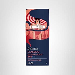 12-Oz Lavazza Medium Roast Ground Coffee (Dolcevita Classico) $4.45 w/ Subscribe & Save