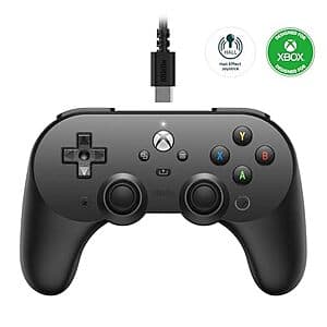 8Bitdo Pro 2 Wired Controller w/ Hall Effect Joysticks/Triggers for Xbox/Windows $30