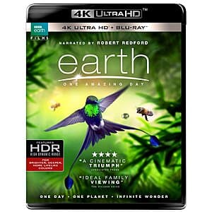 Gruv New Customers: Earth: One Amazing Day (4K UHD + Blu-ray) $11.20