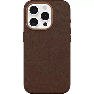 OtterBox Symmetry Series Cactus Leather Case for iPhone 16 / 16 Pro (brown) $6 & More + Free S&H