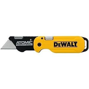 DEWALT Atomic Compact Series Push & Flip Folding Utility Knife $6.70
