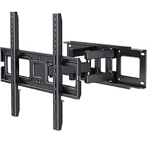 MountFTV Full Motion TV Wall Mount for 26-65" TVs (Up to 110 lbs) $16.80