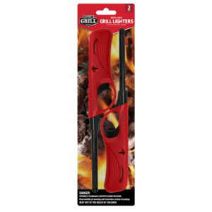 2-Pk Expert Grill Refillable Utility Lighters (Red) $1.85 & More + Free Pickup