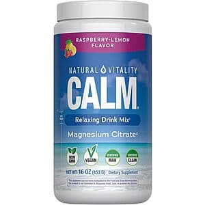 Prime Members: 16-Oz Natural Vitality Calm Magnesium Citrate Powder $14.90 w/ S&S + Free S&H