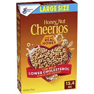 15.4-Oz Honey Nut Cheerios Breakfast Cereal $1.45 w/ Subscribe & Save