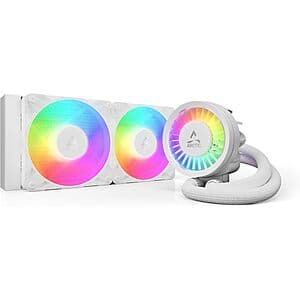 ARCTIC Liquid Freezer III Pro 240 A-RGB AIO CPU Cooler (White) $35
