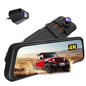 10" WOLFBOX M40 4K Front & 1080p Rear Dash Cam: M40 $80, M40 Lite $64 + Free S&H