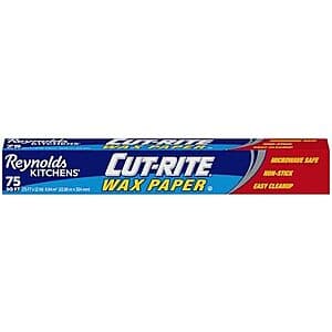 75-sq-ft Reynolds Cut-Rite Wax Paper Roll $1.75 w/ S&S