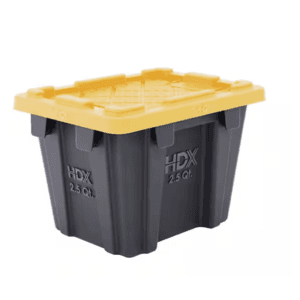 2.5-qt HDX Tough Storage Tote (3 Colors) 6 for $9.95 + Free Pickup