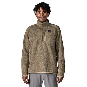 Patagonia Men's Better Sweater Quarter-Zip Fleece Jacket (various) $83 + Free Shipping