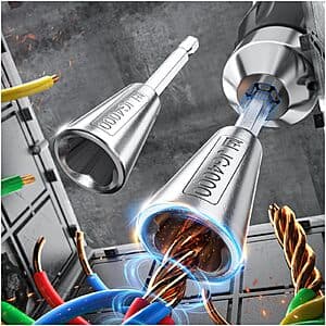 2-Ct Nooydio Wire Twister Tool for Power Drill (Fits 6mm Hex Shank) $5