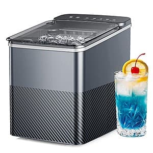 EUHOMY 8.1" Countertop Portable Bullet Ice Maker (7-Minute Ice / 27-lbs. per Day) $50 + Free Shipping