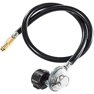 3' Blackstone Rubber Propane Adapter Hose & Regulator $10