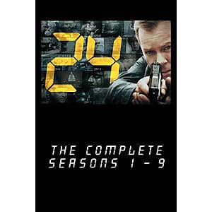 24: The Complete Series (2001) + Live Another Day (2014) (Digital HD TV Show) $30