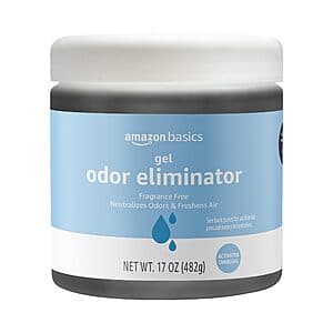 Select Accounts: 17-Oz Amazon Basics Gel Odor Eliminator w/ Activated Charcoal $3.50 w/ Subscribe & Save