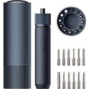 HOTO USB-C Rechargeable Electric Screwdriver w/ 12 Bits $28 + Free Shipping