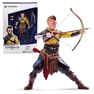 6" PlayStation God of War Shapes Collection Atreus Action Figure w/ 4 Accessories $8.35 & More