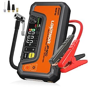 Select Accounts: 12V Portable LOKITHOR 2500A Jump Starter w/ Air Compressor $39.25 + Free Shipping