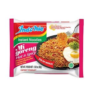 Prime Members: 30-Pk 2.82-Oz Indomie Mi Goreng Instant Stir Fry Noodles $17.80 + Free S&H
