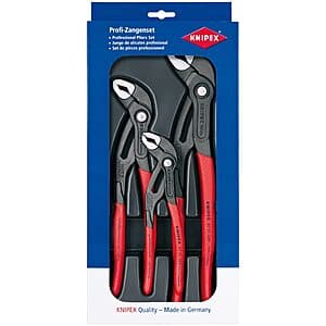 3-Piece Knipex Cobra Pliers Set (180mm, 250mm & 300mm) $77.80 + Free Shipping