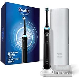 Oral-B Smart 5000 Rechargeable Electric Toothbrush (White or Black) $45 + Free Shipping