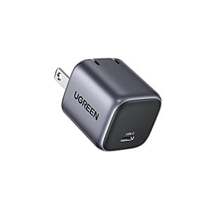 UGREEN Wall Charging Blocks: 30W USB-C Nexode Foldable GaN PPS Compact Charger $11.58 & More + Free Shipping w/ Prime or $35+ orders