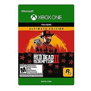 Red Dead Redemption 2: Ultimate Edition (Xbox One Digital Code) $20