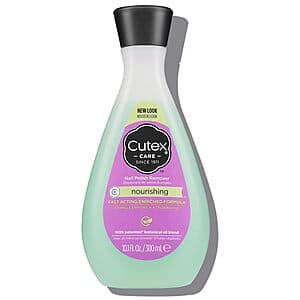 Select Accounts: 10.1-Oz Cutex Nourishing Nail Polish Remover w/ Vitamin E $1.95 w/ S&S