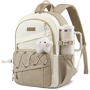15.6" 25L Lovevook Laptop Backpack (Khaki / Off White) $14