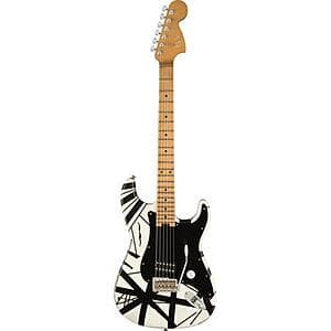 EVH Striped Series '78 Eruption Electric Guitar (White w/ Black Stripes Relic) $649 + Free Shipping