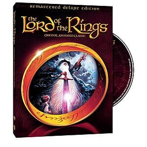 The Lord of the Rings: 1978 Animated Movie Remastered Deluxe Edition (DVD) $5