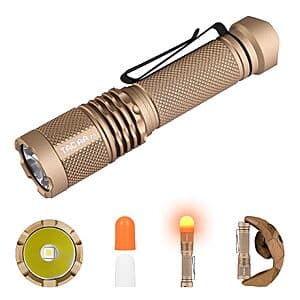 ACEBEAM TAC AA 2.0 EDC Flashlight w/ 14500 Battery, up to 1000 Lumen from $23.10