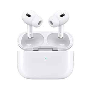 Open Box Apple AirPods Pro 2 In-Ear Headphones w/ USB-C Charging Case (White) $83 + Free Shipping