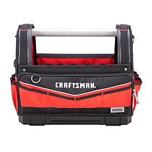 17" Craftsman Versastack Heavy Duty Tool Tote w/ Hard Bottom & Adjustable Strap $28 + Free Store Pickup