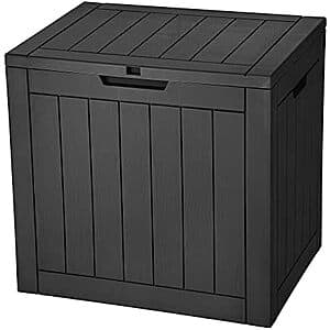 30-Gal YITAHOME Outdoor Storage Resin Deck Box $23.80