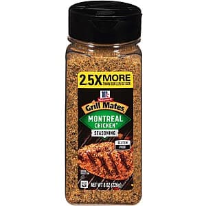 8-Oz McCormick Grill Mates Montreal Chicken Seasoning $2.95 w/ Subscribe & Save