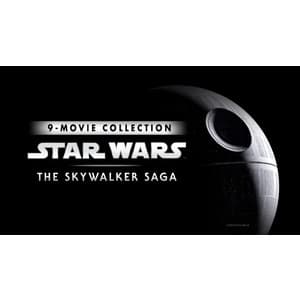 Star Wars: The Skywalker Saga 9-Movie Collection (4K UHD Digital Films) $50